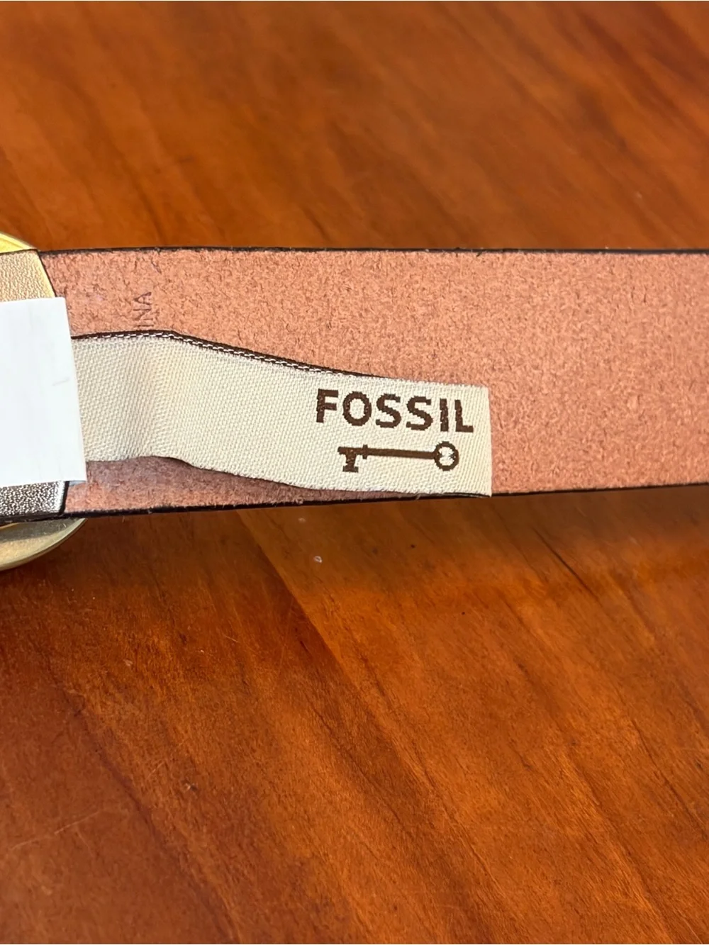 Fossil Belt Geo Colorblock Vanilla Size Large NWT